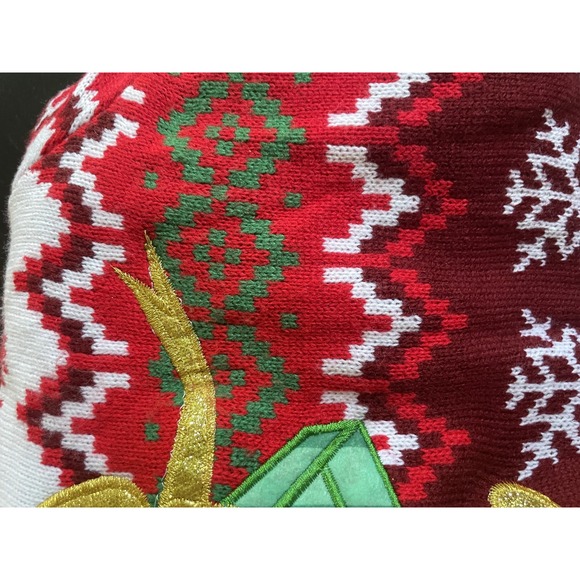 Holiday Time Christmas Sweater Mens 2XL Cat Gift Box Ugly Xmas Party Novelty - Picture 10 of 10